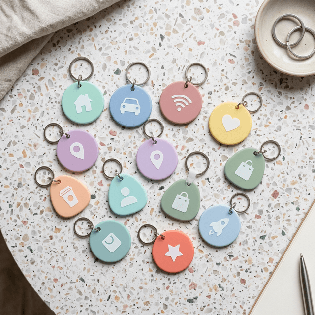 Llavero NFC 3D ejemplo 7